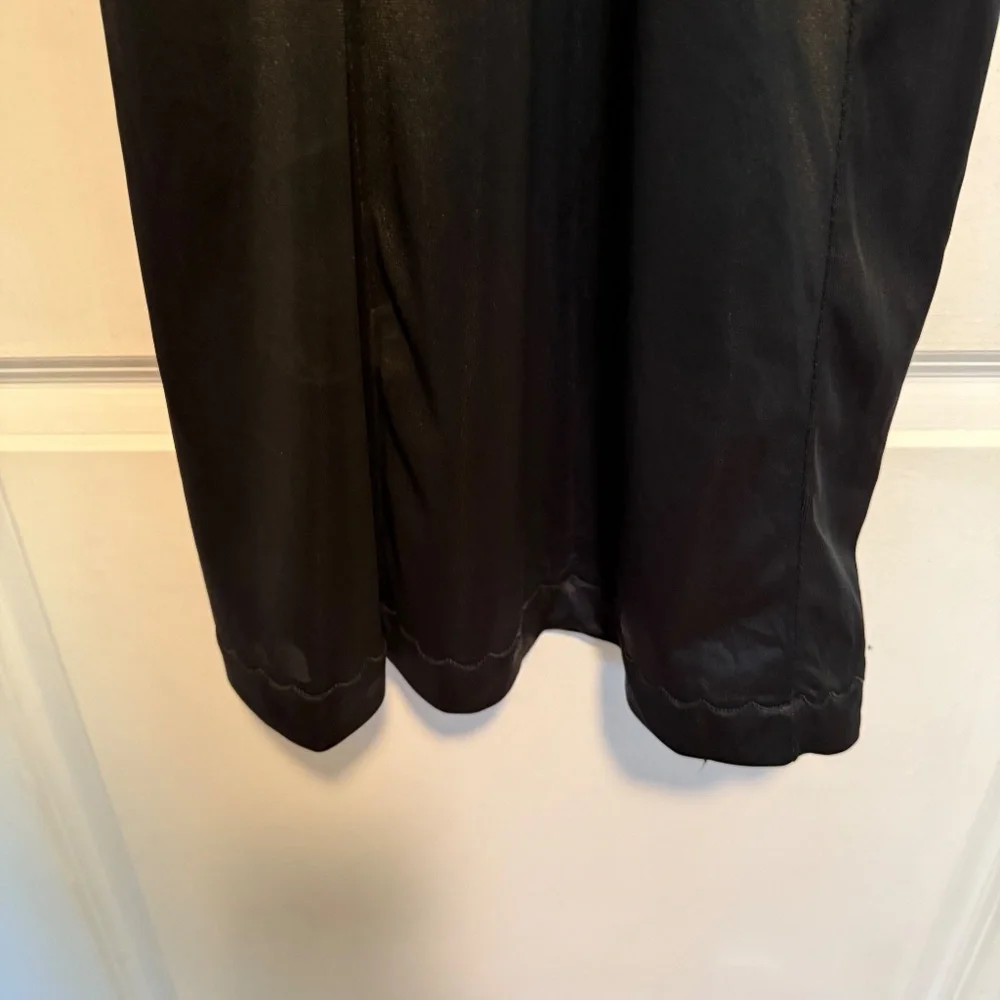 Vintage Sears Black Full Dress Slip Size 34 Tall Adjustable Straps - Picture 6 of 11